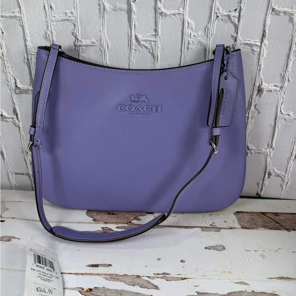 NWT Coach Penelope Shoulder Bag light Violet purple silver CP101